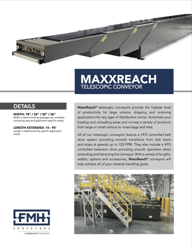 MaxxReach Telescopic Belt Conveyor FMH Conveyors