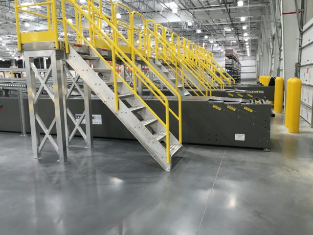 Telescopic Belt Conveyor at Distribution Center Dock